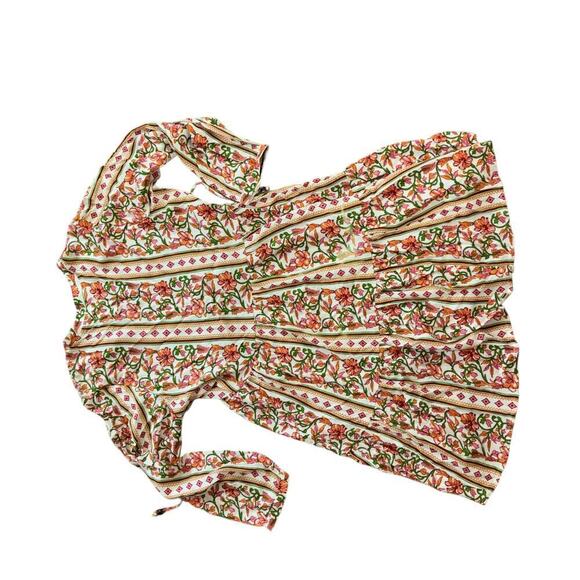 Japna Boho Floral Flowy  Long Sleeve Hippie Teired Dress Women’s S Conservative - Picture 14 of 14